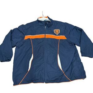 🐻 Chicago Bears Women’s NFL Full-Zip Jacket‎ – Size 2XL 🏈💙🧡